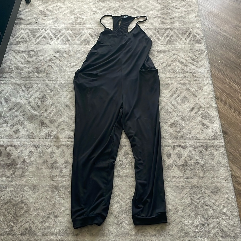 Small black long jumpsuit from SHEIN
